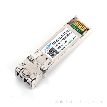 16GBPS SFP+ MM 850NM 100M DDM optical transceiver
